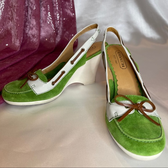 Coach sling back wedge - Picture 4 of 5